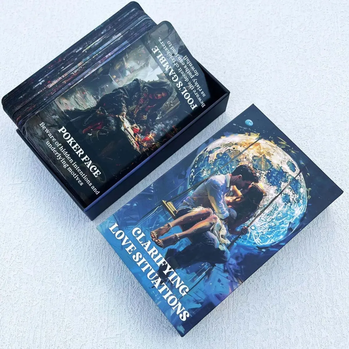 Esclarecendo situações de amor Oracle Cards Twin Flame Shadow Work Deck Soul Partner Relacionamento 56 cartas para maiores de 13 anos