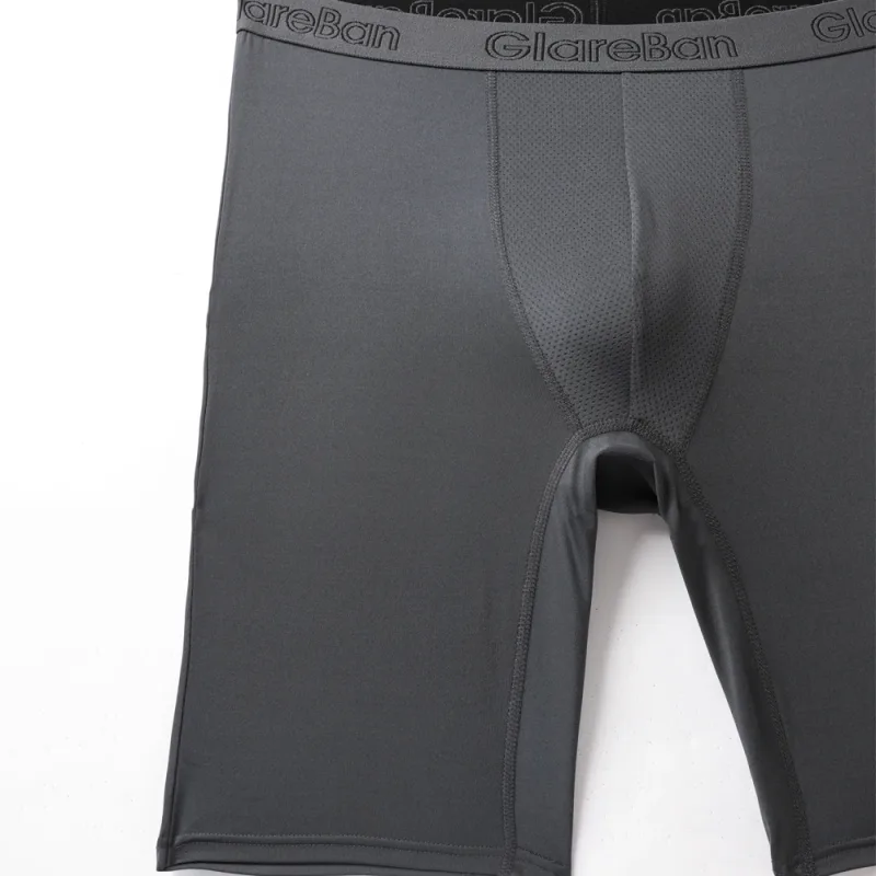 4 Pieces Mixed Colors Quick-Dry Long Leg Boxer Briefs Underpants Underwear For Home And Sports Hight Quality Male Panties Pants