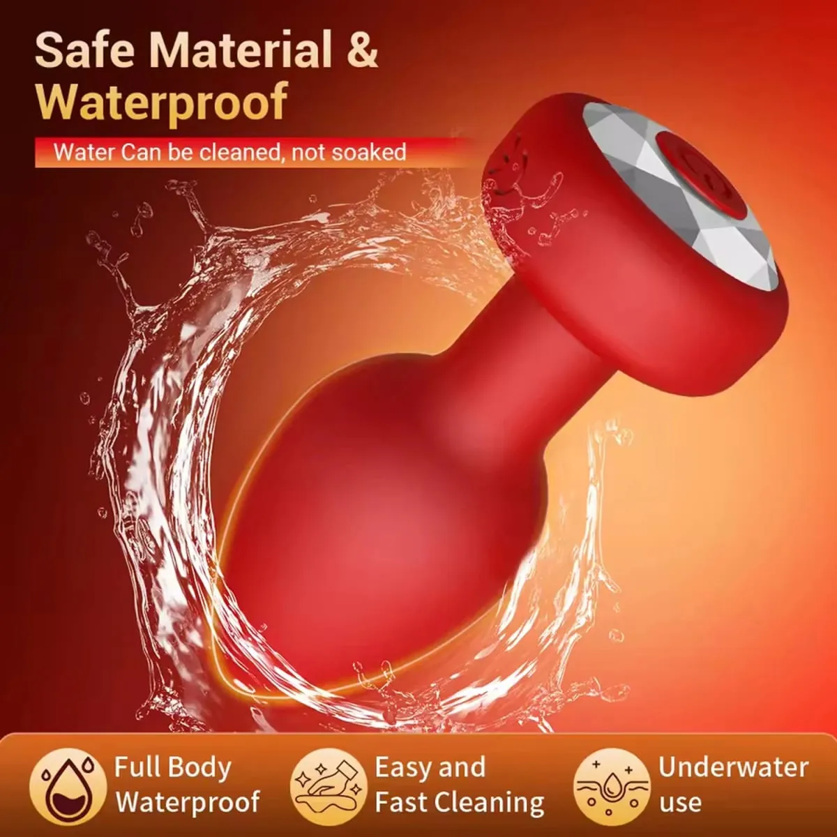 Vibrador anal com controle remoto, plugue anal sem fio, masturbador vaginal feminino, massageador de próstata, brinquedos sexuais adultos para casais — image 5