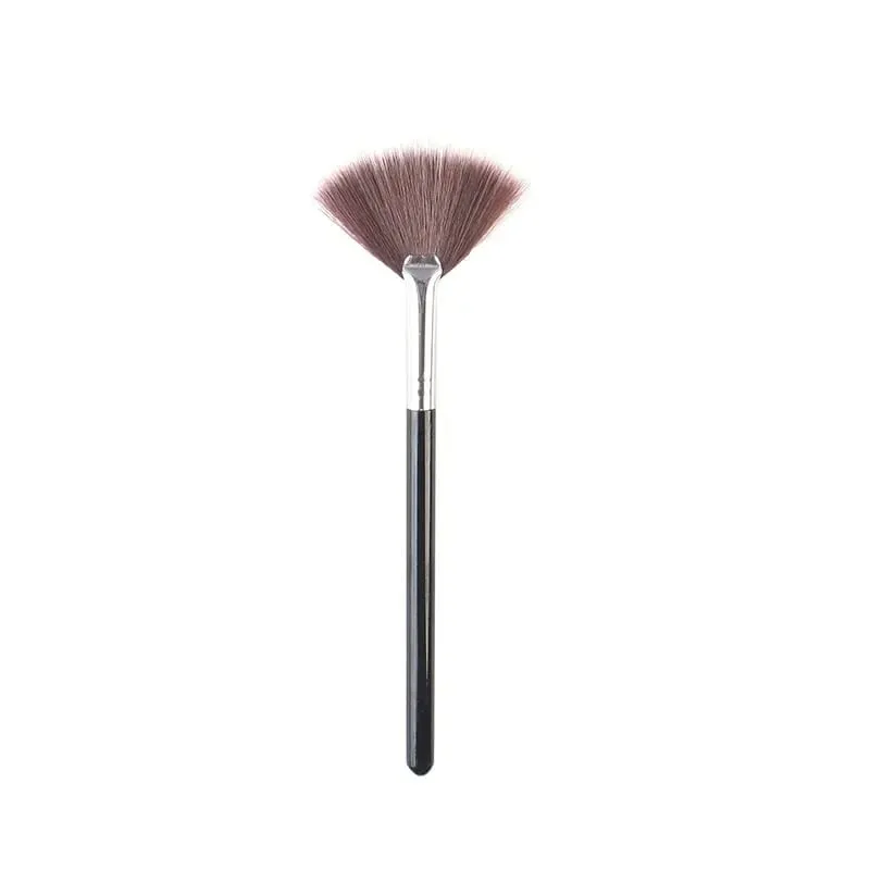5pcs Fan Brushes Facial Brushes Soft Makeup Brush Cosmetic Applicator Tools Wooden Handle and Soft Fiber for Glycolic Peel Mask