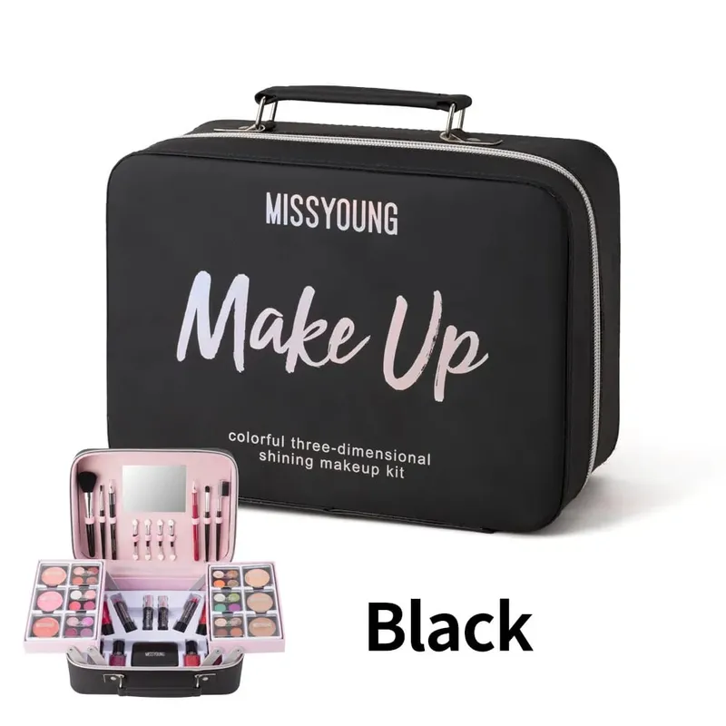 Popular 36 pcs beauty set makeup eyeliner blusher lipstick facial daily makeup kit women's holiday birthday gift set