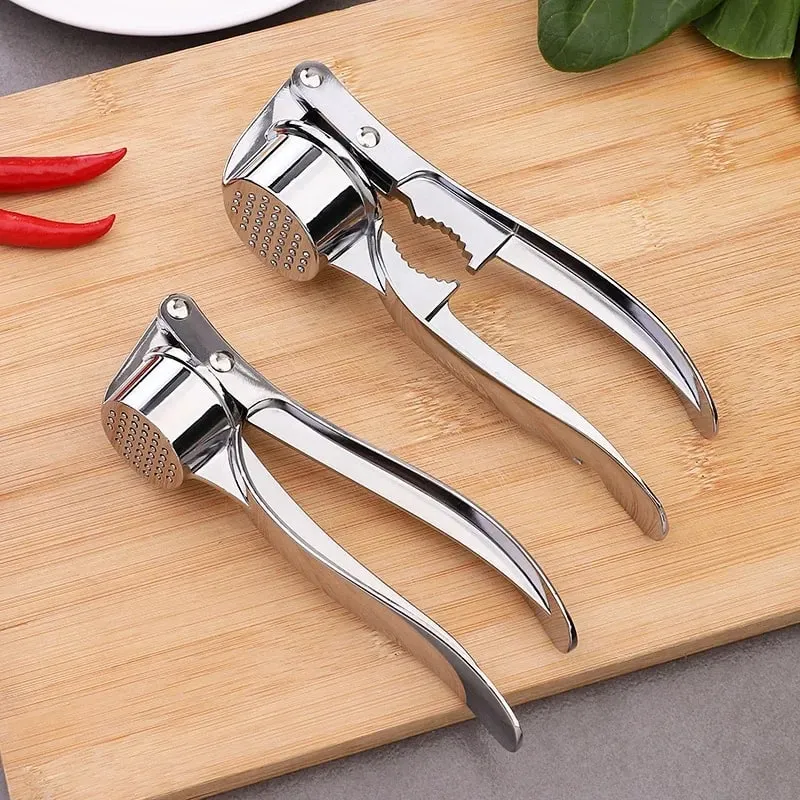 Kitchen Garlic Press Garlic Clips Multi Functional Stainless Steel Manual Pull Efficient Ginger Garlic Crusher Home Utensils