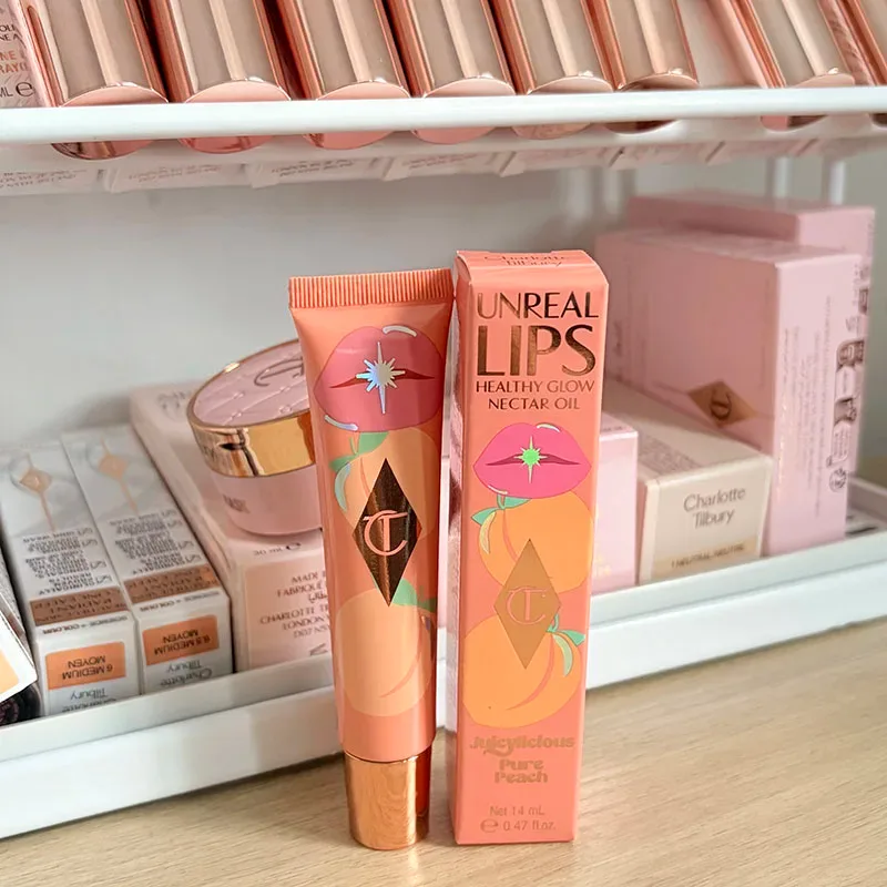 Charlotte Jelly Lip Gloss Alto Brilho Hidratante Volumizante Vitamina E para Uso Diário Gloss Bálsamo Natural Tilbury Cosméticos