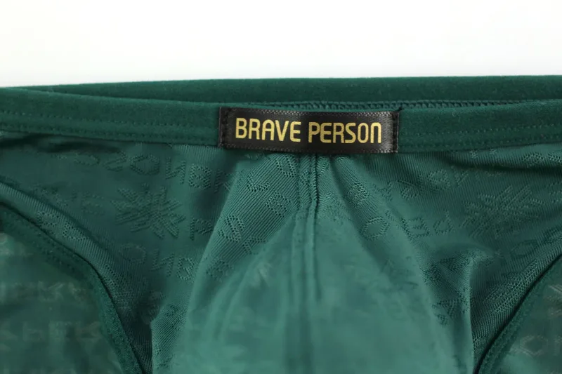 Brave Person New Men String Bikini Mens Briefs Transparent Comfortable Breathable Ropa Interior Hombre
