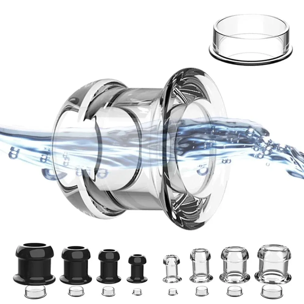 Espéculo oco espreitando contas anais vagina butt plug ass expansor túnel transparente ânus dilatação bdsm brinquedo sexual para casais gays — image 2