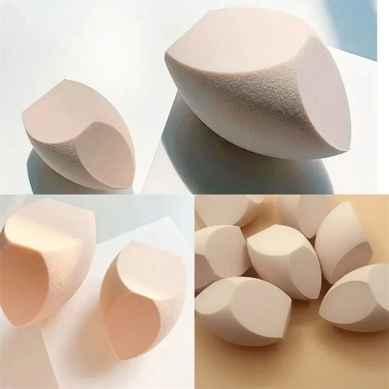 Esponja de maquiagem de tamanho grande, molhado e seco, dupla utilização, base macia, esponja de pó, creme suave, acessórios de ferramentas de maquiagem