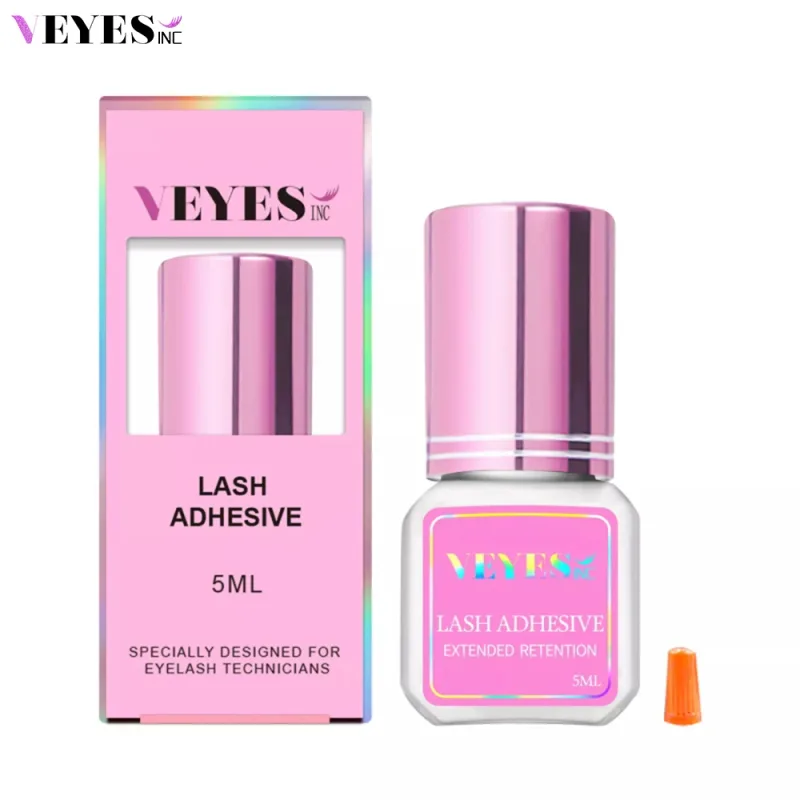 Veyes Inc 5ml Extensões de Cílios Cola Veyelash 1-2 Segundos Secagem Rápida Chicote Adesivo 7 Semanas Retenção Volume Cola Ferramentas de Maquiagem