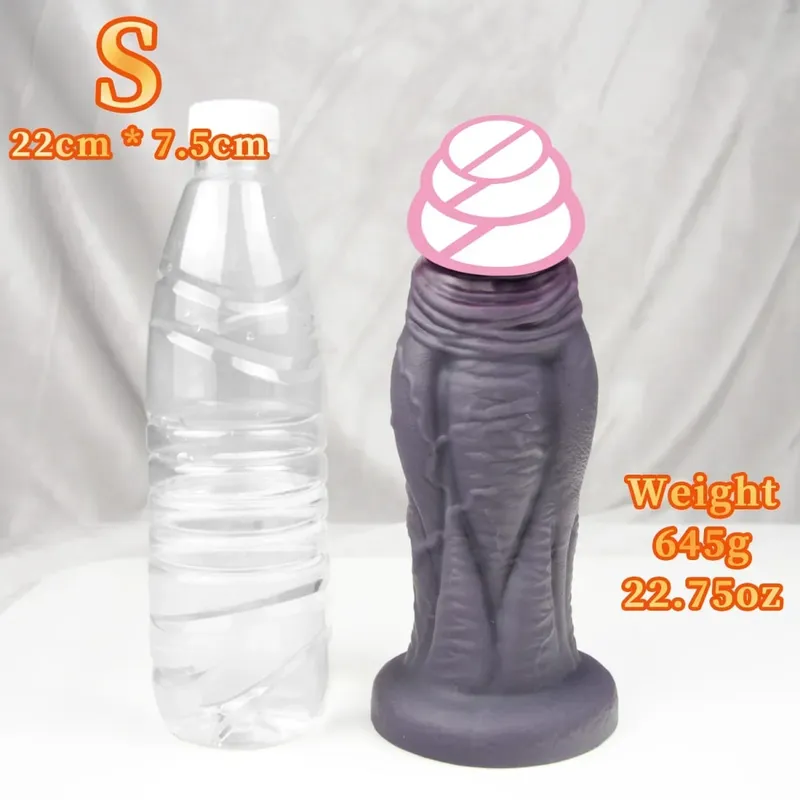 Grande vibrador macio super macio silicone pênis grande com ventosa flexível g-ponto brinquedos sexuais para mulheres homens lésbicas