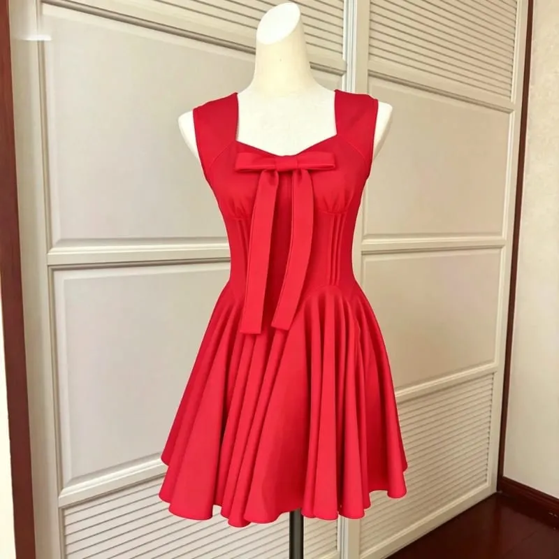 França elegante preto retalhos vestido de alça longa sem mangas estilo festa feminino suave y2k vintage bodycon primavera verão 2026