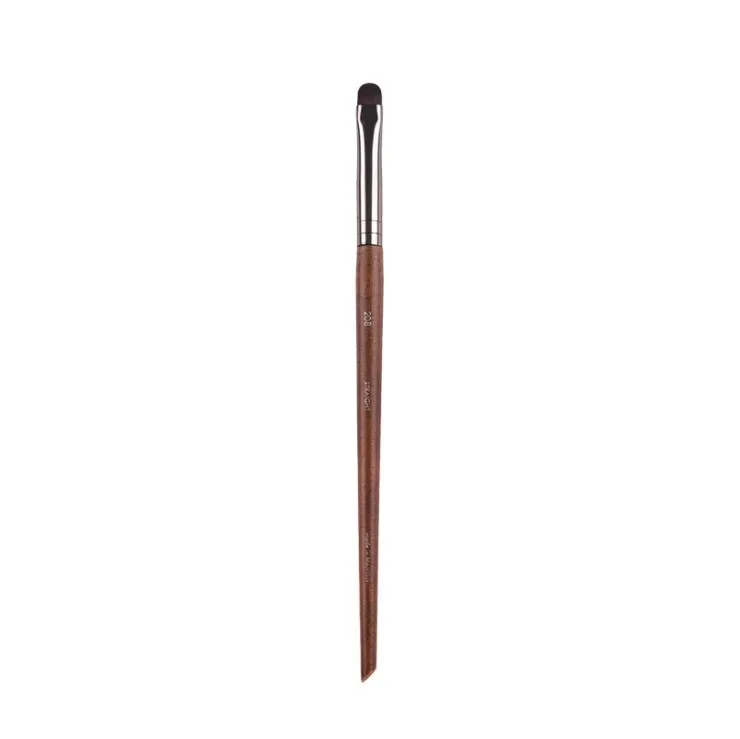 1pc mf pincéis de maquiagem de madeira natural macio pó fundação corretivo compõem escova blush sombra de cabelo sintético ferramentas de alta qualidade