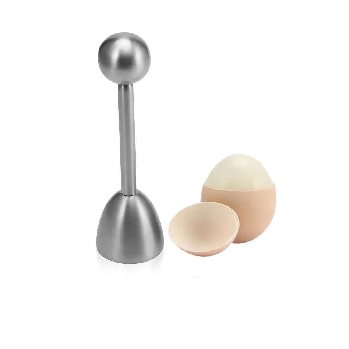Stainless Steel Boiled Egg Topper Shell Top Knocker Opener Kitchen Tool Cutter Accessories Gadget