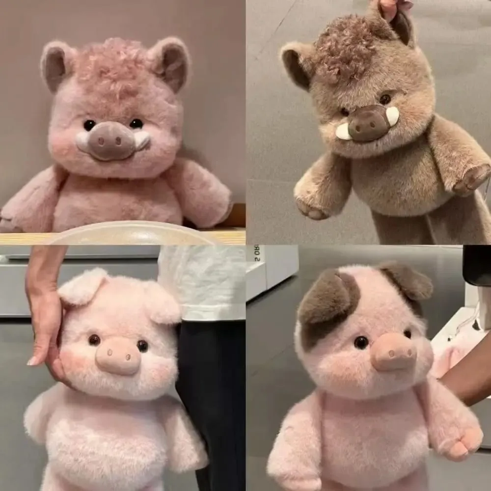 Presente criativo porco macio pelúcia animal travesseiro bonito apoio emocional animais de pelúcia 17.7 polegada travesseiro de pelúcia — image 2