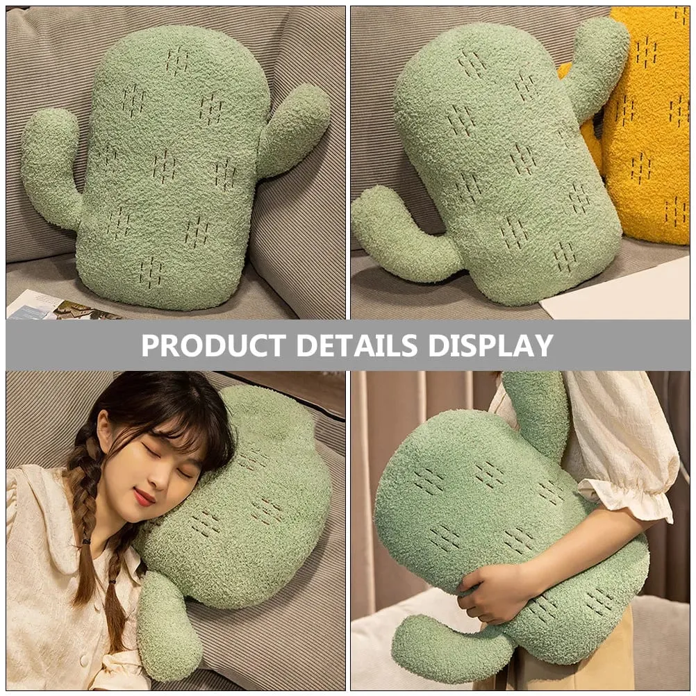 Travesseiro em forma de cacto macio e confortável, estilo nórdico, decorativo, para sofá-cama, carro, sala de estar, quarto, berçário, casa