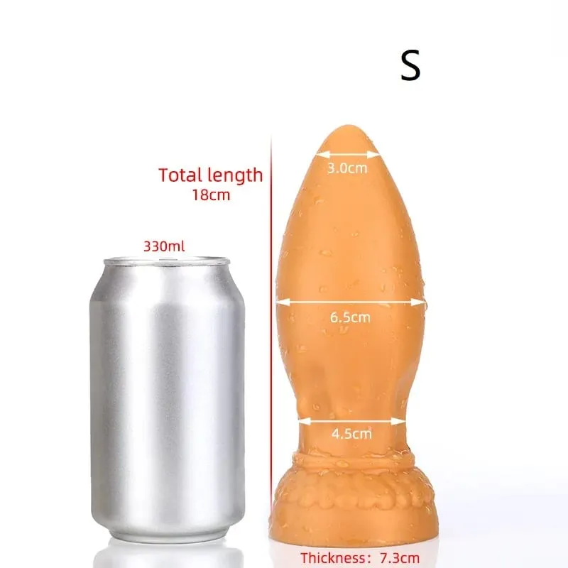 Super Huge Liquid Silicone Anal Plug Big Dildo ButtPlug Prostate Massager Vagina Anus Expansion Sex Toys Product For Men Gay