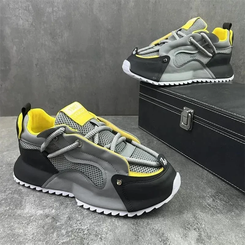 2026 New Summer Men's Shoes Mesh Breathable Sneakers Height Increasing Sports Comfortable Casual Shoes for Men 48 Size Larger