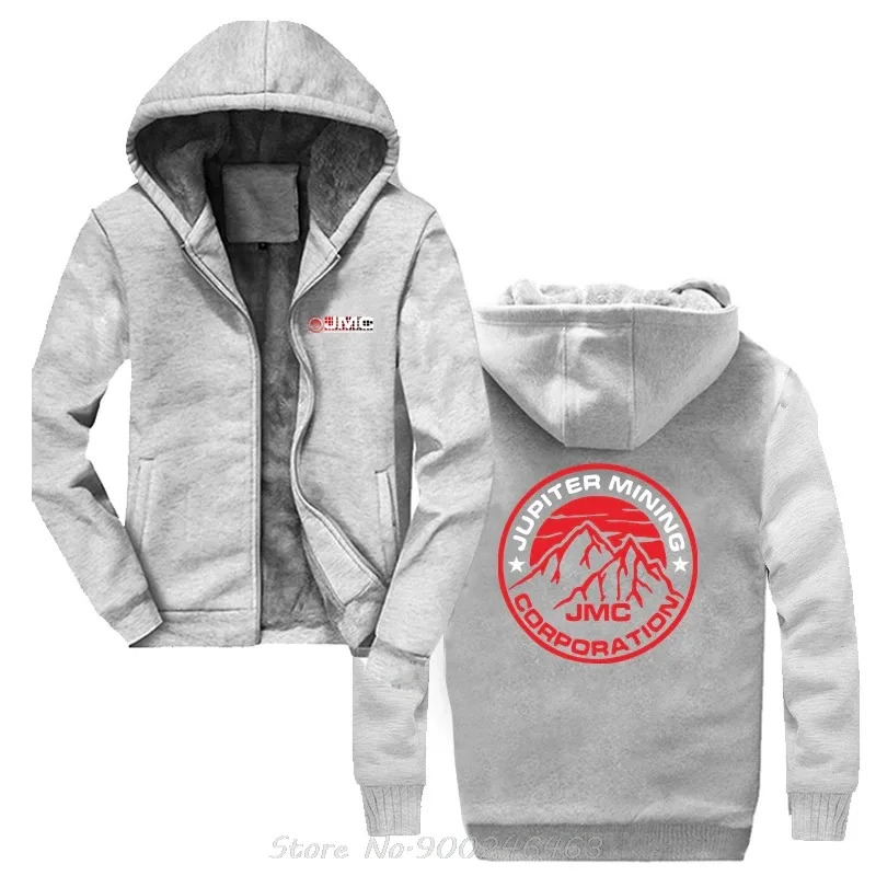 New Red Dwarf Series Jupiter Mining Corporation Jmc Company Space Corps Hoodie Men Hoody Casual Jacket Zip Up Hoodies