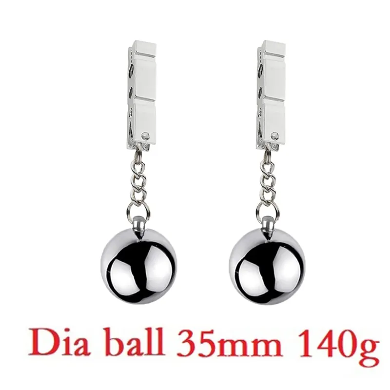 Clipes de braçadeira de mamilo pesado, estimulador de escravo de peso, clipes de metal com bola de peso, bondage, brinquedo sexual para mulheres