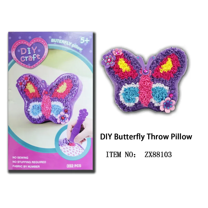 DIY Plush Pillow Children Handmade Pillow Material Package Soft Toy Kawaii Cute Doll Kids Puzzle Craft Toys Kits Gifts for Girls