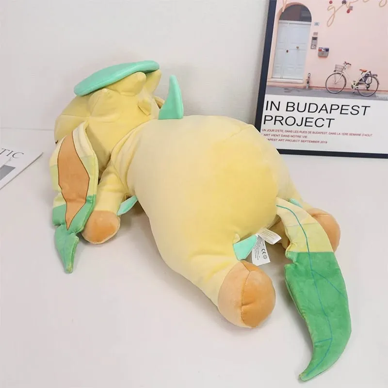 Travesseiro de pelúcia Pokémon para posição de dormir Leafeon Espeon Sylveon Furret Cubone Scorbunny Bulbasaur Squirtle Almofada de pelúcia macia