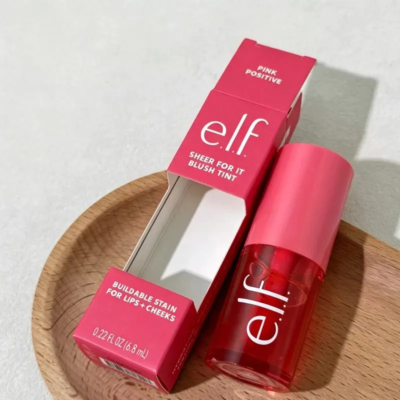Elf Celebrity Limited Co-branded Delineador labial suave de ponta dupla Peptídeo Batom Bálsamo labial Blush líquido Fácil de aplicar Blush Stick