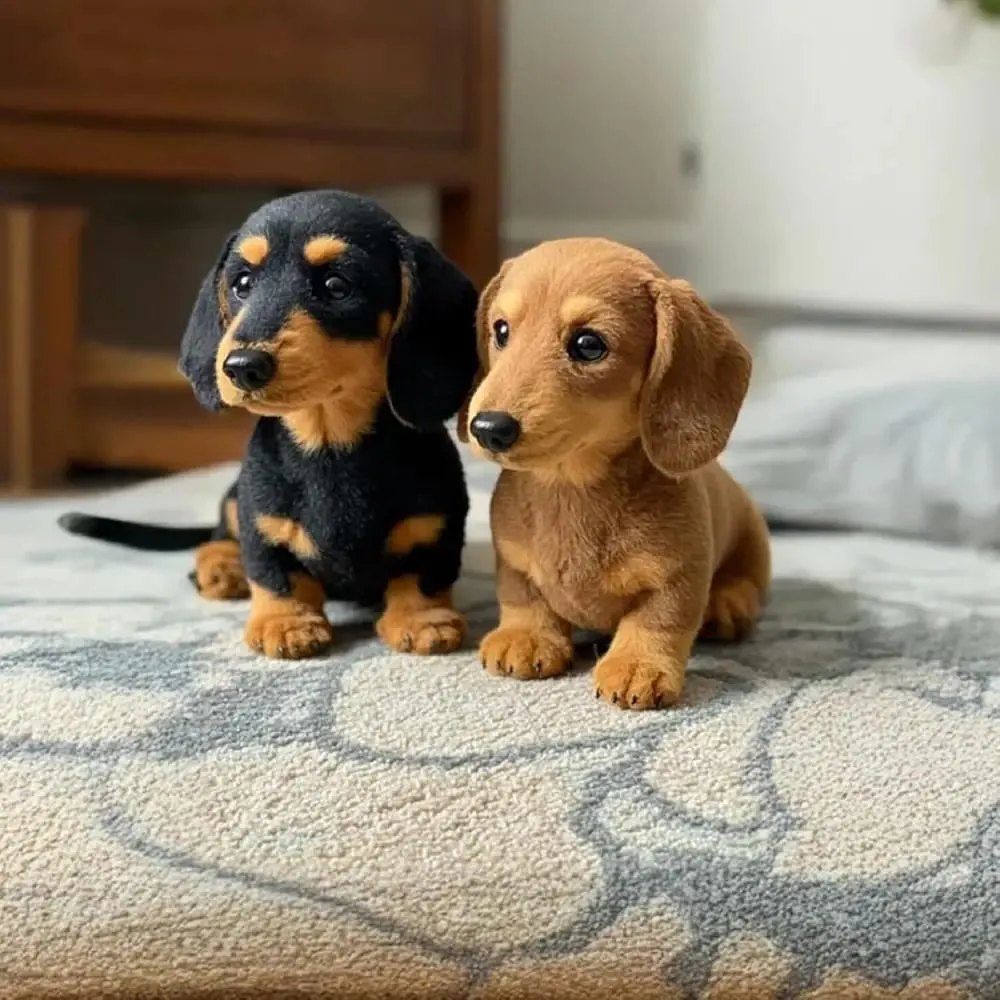 Soft Dog Plush Toy Mimics Natural Movement Simulation Mimic Plush Cute Realistic Stuffed Animals Plush for Emotional Support
