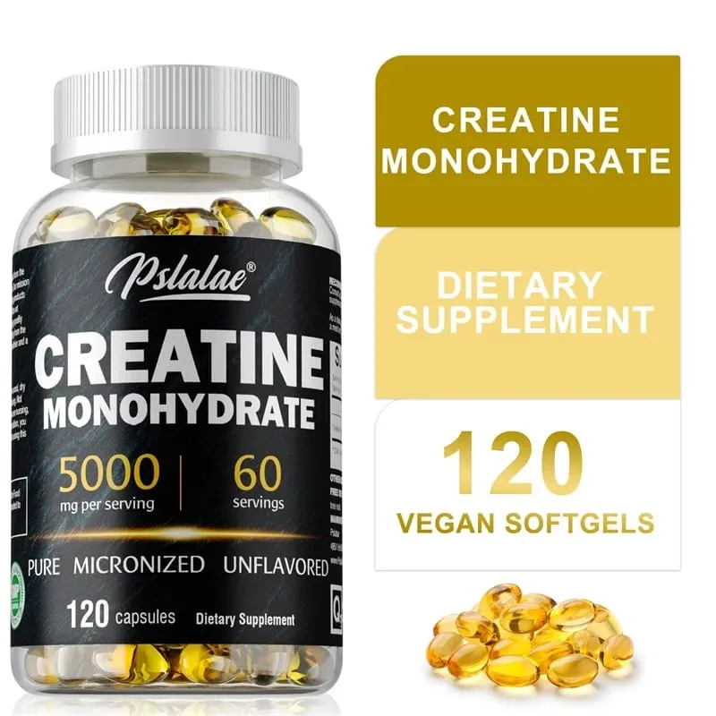Creatine Monohydrate - Boost Muscle Strength Promote Muscle Growth Improve Athletic Performance Vegetarian Gluten-free