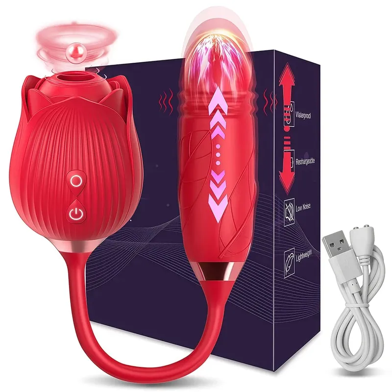 Rosa vibrador brinquedo para mulheres clitóris sucção vibrador g-ponto empurrando vibrador clit mamilo otário vibrador feminino casal brinquedos sexuais