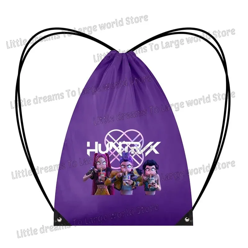Anime figura saco de cordão mochila portátil grande capacidade ginásio roupas esportivas organizador bolsa armazenamento pacote bolso presente feminino