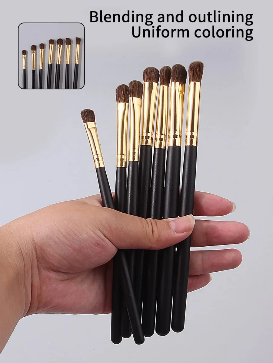 Conjunto de pincéis de maquiagem profissional para olhos, 28 peças, pincel de sombra, alto brilho, pincel de aplicação, conjunto completo de pincéis de maquiagem — image 4