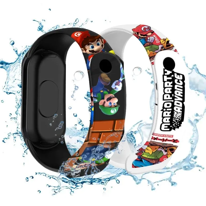 Relógio digital infantil com led, controle de toque, pulseira de silicone, à prova d'água, esportivo, para meninos e meninas, presente de aniversário