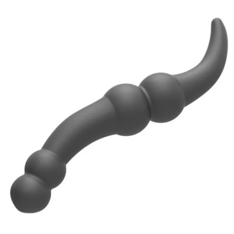 Plugue anal de silicone de duas cabeças, bastão de massagem estimulante para casais, prazer de próstata, ferramenta de masturbação feminina, brinquedo sexual adulto