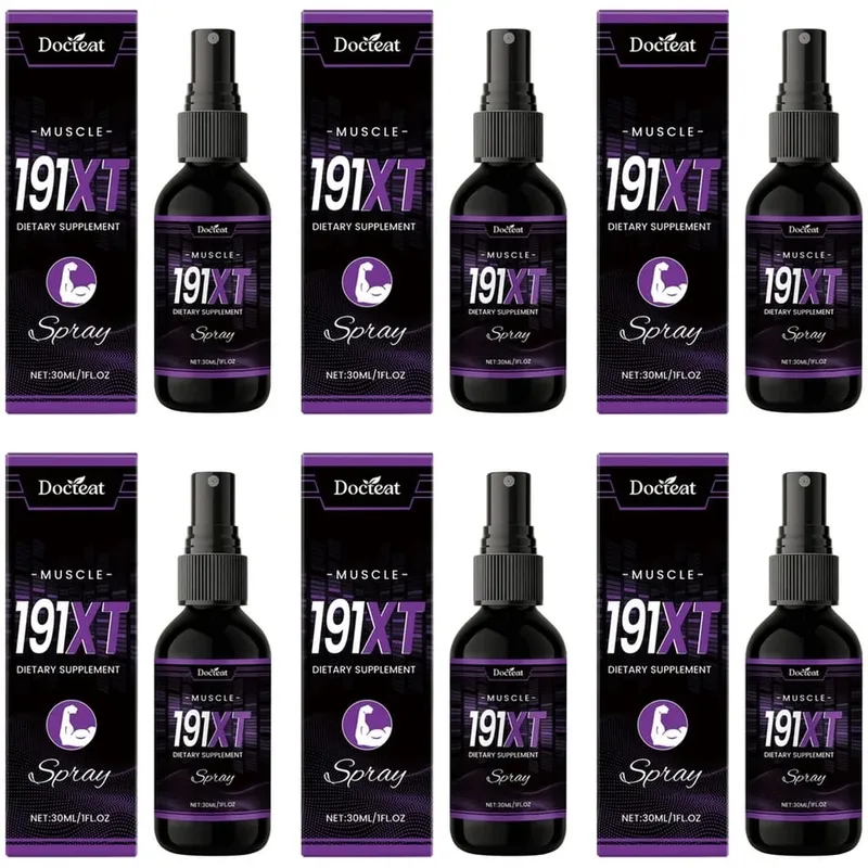 191XT Muscle Spray with Vitamin B3 L-Arginine and Tribulus Terrestris Extract for Muscle Support Endurance 30 ML