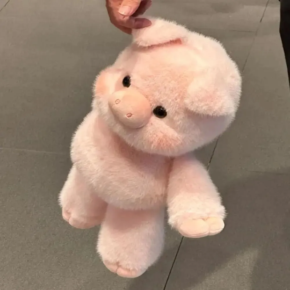 Presente criativo porco macio pelúcia animal travesseiro apoio emocional bonito brinquedo de pelúcia travesseiro de pelúcia de 17.7 polegadas