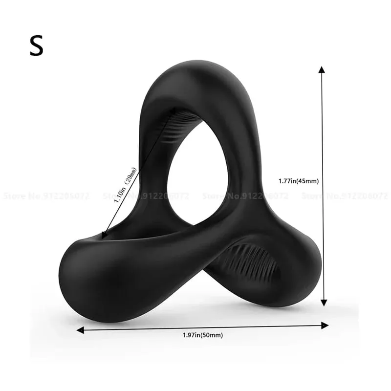 3 pçs durável silicone galo anéis flash na noite bloqueio pênis anel brinquedos sexuais para homens masculino atraso ejaculação escroto bloqueio anel
