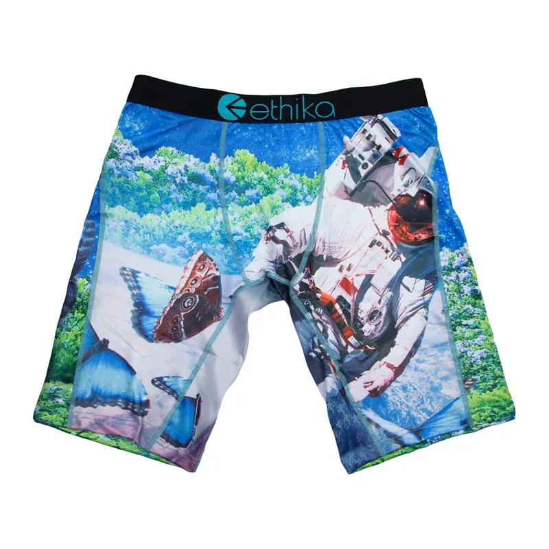 1 pçs roupa interior masculina boxers malha respirável virilha homem cuecas plus size L-3XL calcinha masculina impressa boxers briefs