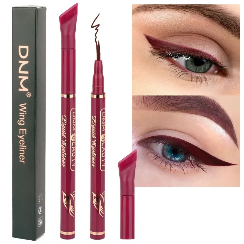 Delineador colorido à prova d'água, secagem rápida, caneta de maquiagem para os olhos de longa duração, fácil de aplicar, lápis delineador suave e ultrafino
