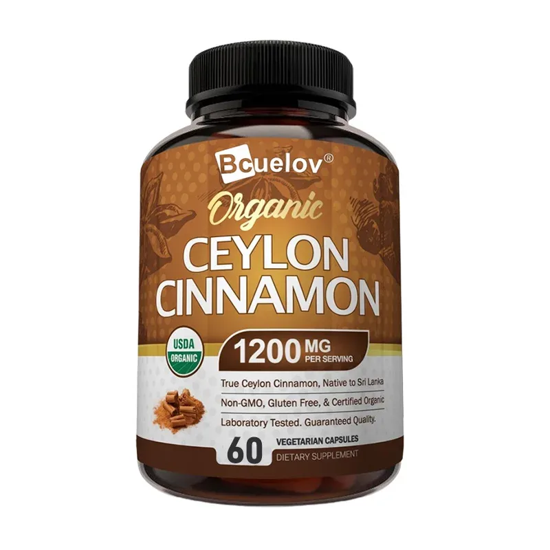 Ceylon Cinnamon 1200Mg Per Serving 120 Capsules - Healthy Blood Sugar Support Joint Support Antioxidant