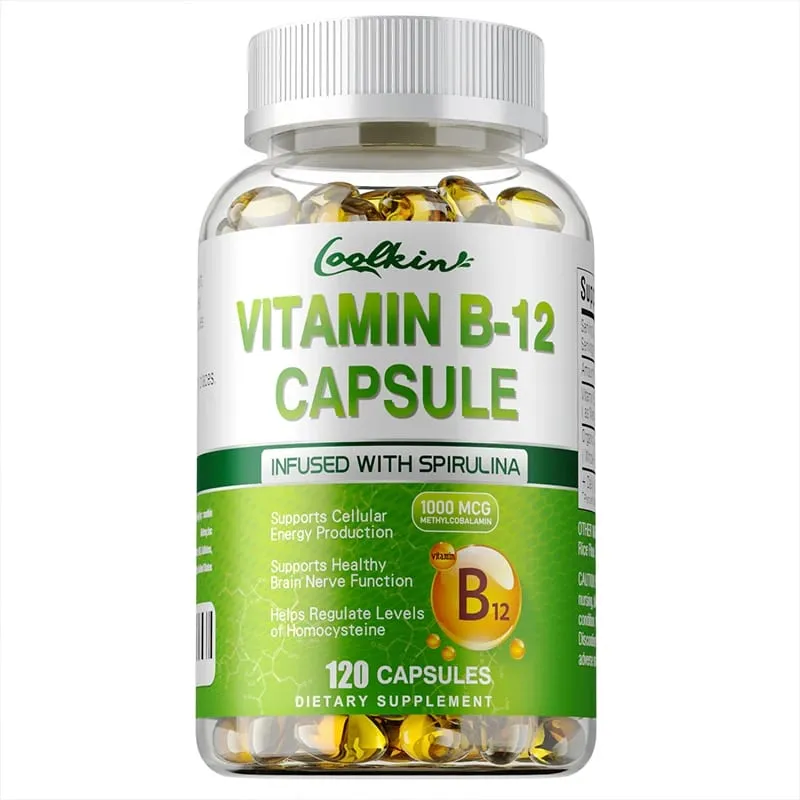 Vitamin B12 Capsules - Methylcobalamin Supplement for Mind Energy Brain Mood Heart Support — image 9