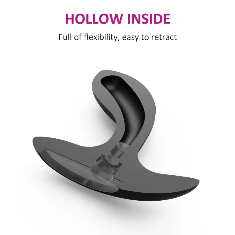 Silicone anal contas butt plug conjunto de treinamento enorme base queimada wearable oco anal plug massagem da próstata g ponto brinquedo sexual homem mulher