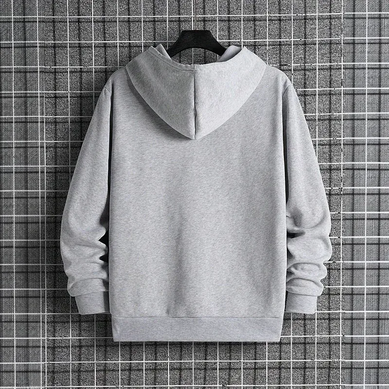 2025 outono/inverno nova chegada moletom com capuz masculino de alta qualidade cor sólida moletom masculino casa ao ar livre casual moda pulôver