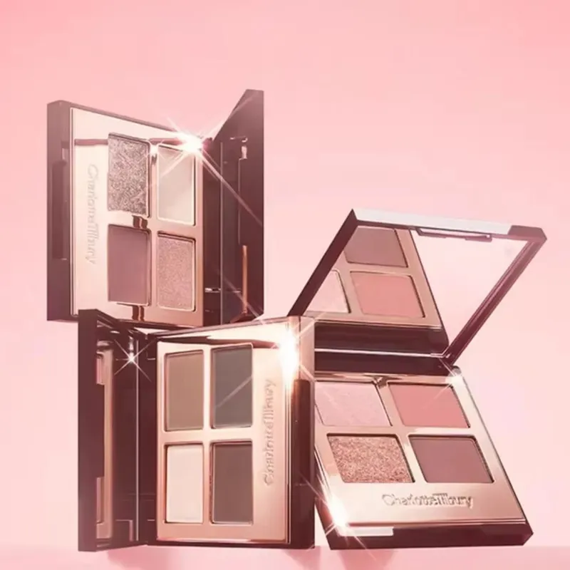Charlotte Tilbury Hollywood Flawless Liquid Highlighter hidrata a pele Paleta luxuosa com acabamentos metálicos brilhantes e acetinados