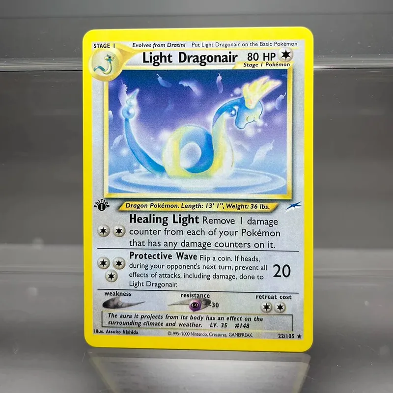 Neo destino charizard ptcg cartão de coleção única 1ª edição 1996 tyranitar gengar cartão pkm cartões proxy brinquedos presentes