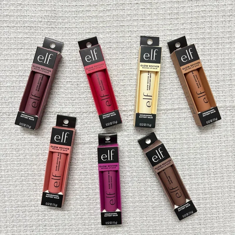 Preço Especial Elf blush líquido de dupla utilização, brilho labial, hidratação persistente, criar pó iluminador natural, blush líquido, cosméticos