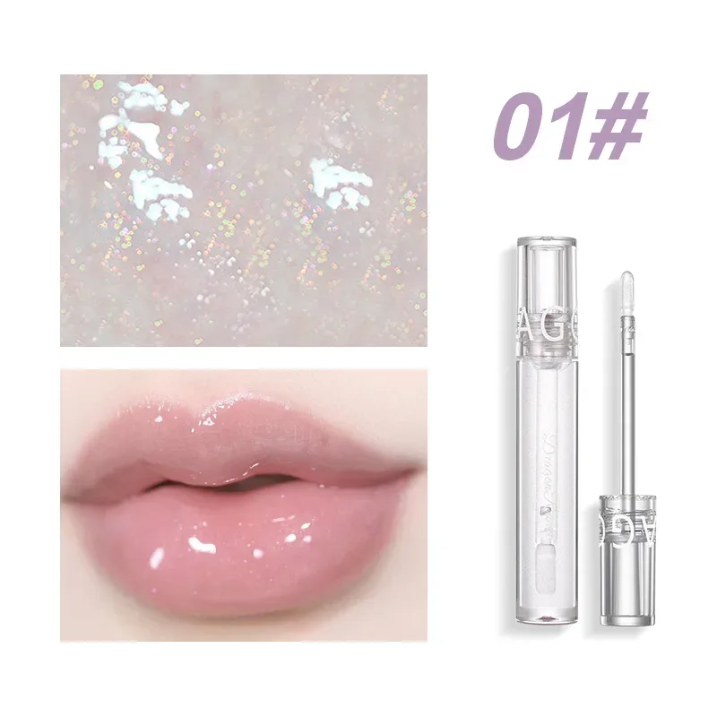 Espelho brilho labial brilho labial hidratante batom líquido de longa duração nutritivo brilho labial transparente matiz de mancha labial