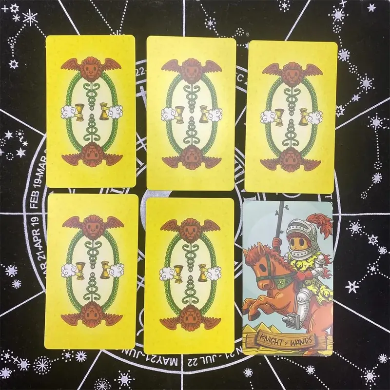 Smithtiny Tarot Cards Board Games for Divination Personal Use Tarot Deck Full English Version