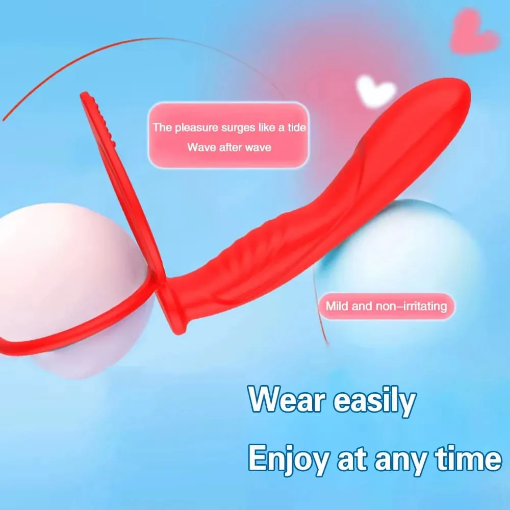 Dupla penetração anal plug vibrador vibrador galo anel butt plug para homens cinta no pênis vagina plug adulto brinquedos sexuais para casais