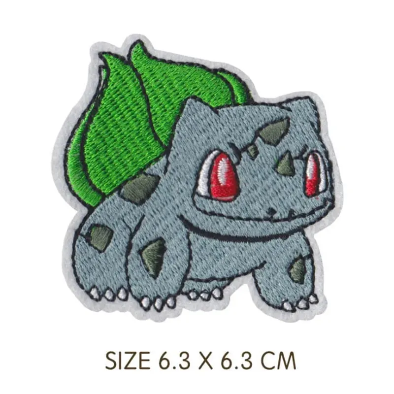 Cloth Patch Pikachu Clothes Stickers Sew on Embroidery Patches Applique Iron on Clothing Cartoon DIY Garment Decor