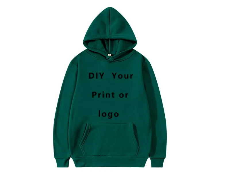 Your Own Design Brand Logo/Picture Personalized Custom Anywhere Men Women DIY Hoodies Sweatshirt Casual Hoody Fashion New
