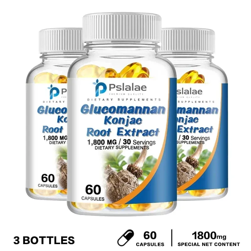 Extrato de raiz de Glucomanano Konjac - Promove a saúde gastrointestinal e auxilia no controle de peso