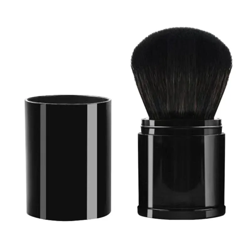 Retractable Kabuki-Makeup Brushes Powder Brush Small Travel Makeup Brushes